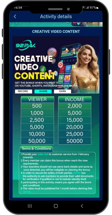 Creative-Video-Content-Bonus